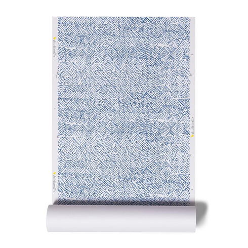 High quality Indigo blue jayney eco- friendly wallpaper by Kerri Rosenthal - designer wall paper