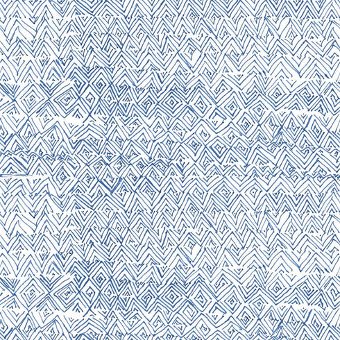Trendy and simple High quality Indigo blue jayney eco- friendly wallpaper by Kerri Rosenthal - designer wall paper