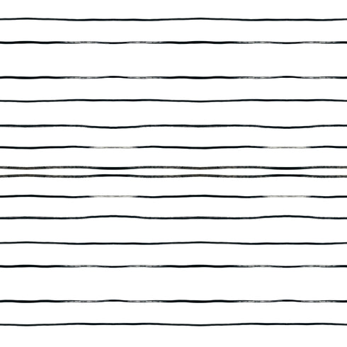 Mr. Sharpie Carbon Wallpaper irregular stripe - interior designer home black and white wall paper Kerri Rosenthal