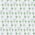 Designer High quality white ground with green grey pom-poms cactus wallpaper by kerri rosenthal - designer wall paper