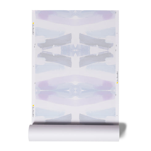 High quality gustavia lilac sky eco-friendly Wallpaper by Kerri Rosenthal - designer wall paper