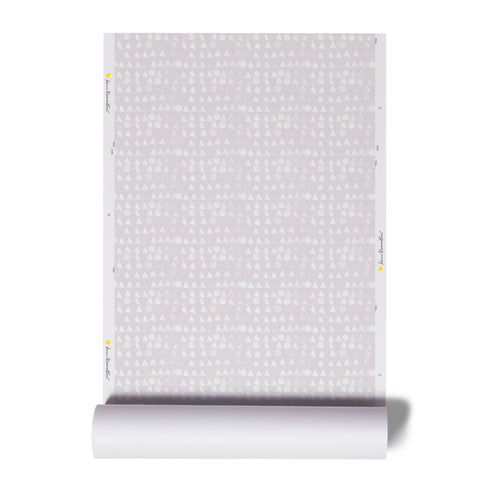 High quality grey white moon tree reverse sandstone eco-friendly wallpaper by kerri rosenthal - designer wall paper