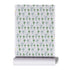 High quality white ground with green grey pom-poms cactus wallpaper by kerri rosenthal - designer wall paper