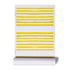 High quality White ground with yellow stripe on stripe sunshine wallpaper by kerri rosenthal - designer wall paper