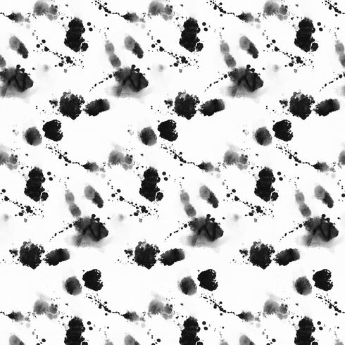 Trendy High quality white ground with black Carbon splat wallpaper by kerri rosenthal - designer wall paper