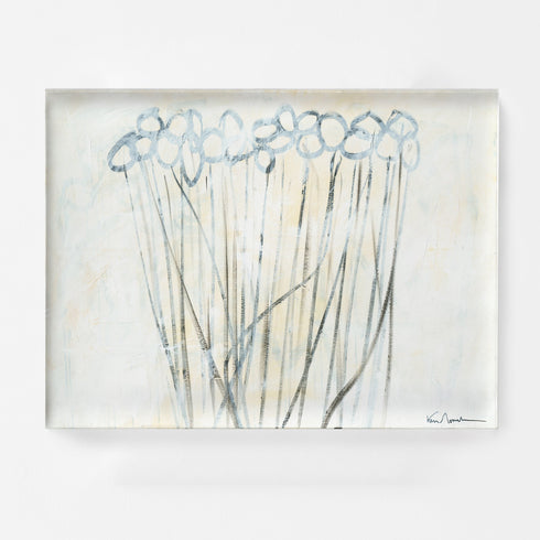 Winter Bloom Horizontal art print by Kerri Rosenthal - Unique artwork for living room wall decor