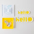 Yellow white hellow Oh Hi Rock of Love by Kerri Rosenthal