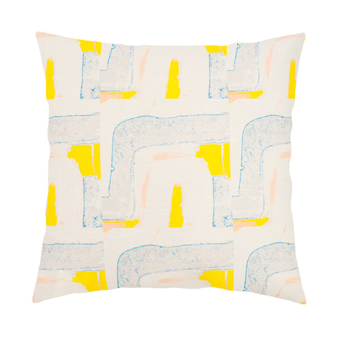 Yellow Tuk Tuk sunflower cute decorative square throw pillows by Kerri Rosenthal