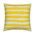 Yellow sunshine stripe Ships Ahoy decorative square throw pillows by Kerri Rosenthal