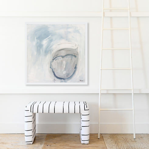 And I Art Print original unique artwork for living room wall decor by Kerri Rosenthal