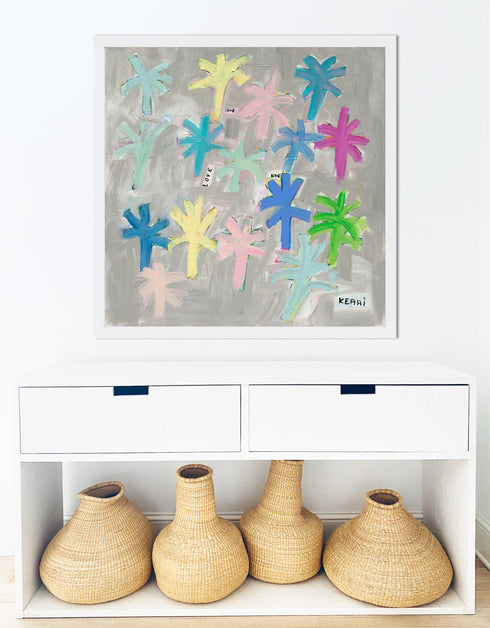 A Paradise With You Art Print -modern abstract original artwork contemporary wall art by Kerri Rosenthal