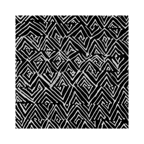Jayney Reverse Carbon black white cotton oyster linen fabric - Kerri Rosenthal