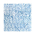 Jayney Indigo blue cotton and oyster linen fabric - Kerri Rosenthal