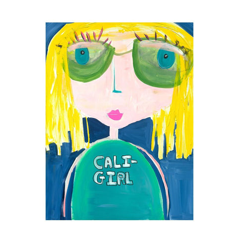 Commissioned Girl Painting by Kerri Rosenthal