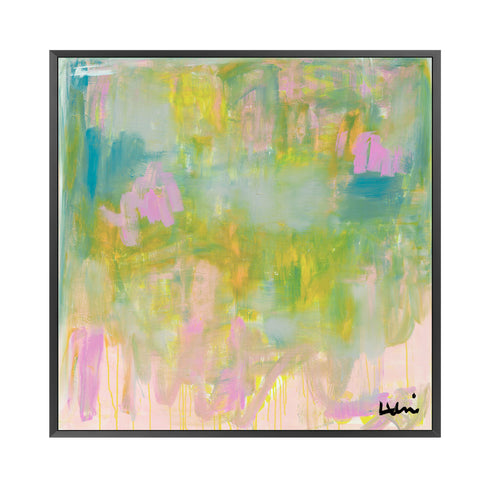 Candy Garden modern abstract original colorful art print by Kerri Rosenthal - Unique artwork for living room wall decor.