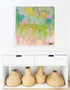 Candy Garden modern abstract original colorful art print by Kerri Rosenthal - Unique artwork for living room wall decor.