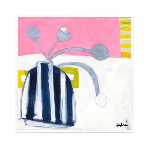 Colorful Crazy My Vasey Art Print by Kerri Rosenthal - Unique artwork for living room decor