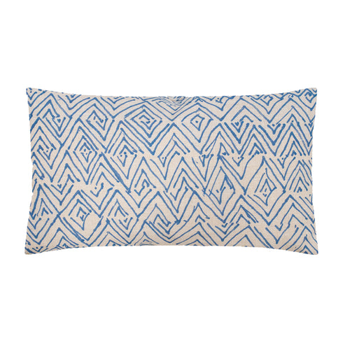 Jayney dutch blue cute decorative rectangular lumbar pillows - Shop luxury throw pillows by Kerri Rosenthal