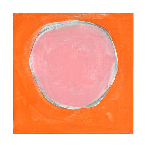 Dot - Bubblegum Clementine Art Print by Kerri Rosenthal - Unique artwork decor