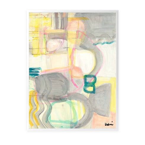 Fabuloso Colorful Art Print by Kerri Rosenthal - Unique artwork for living room decor