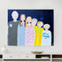 Commissioned Family Portrait inspired home interiors for modern living spaces by Kerri Rosenthal