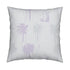 Pom-Poms Lilac cotton and oyster linen fabric - Kerri Rosenthal