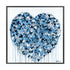Love Beyond indigo blue art print by Kerri Rosenthal - Unique artwork for living room wall decor