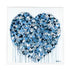Love Beyond indigo blue art print by Kerri Rosenthal - Unique artwork for living room wall decor