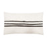 White ground with black carbon stripe cute decorative throw pillows by Kerri Rosenthal