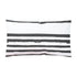 White ground with black carbon Stripe On Stripe cute decorative throw pillows by Kerri Rosenthal