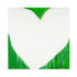 Match Play Love white green art print by Kerri Rosenthal - Unique artwork for living room wall decor