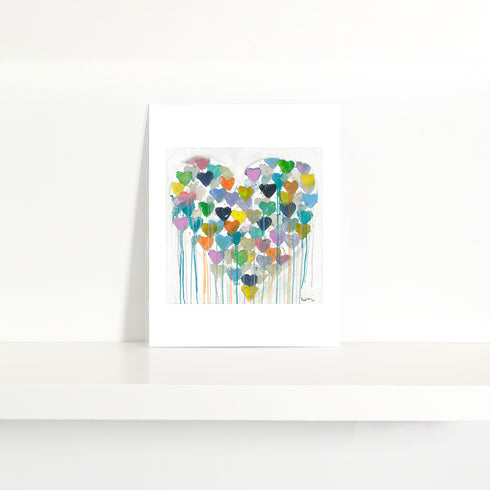 Super Duper Messy Kind of Perfect Kind of Love Mini Art Print - Modern decor wall art sets by Kerri Rosenthal