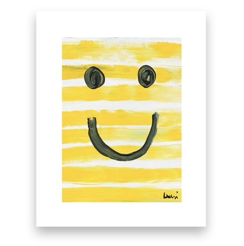 McSunshine Mini Yellow White Art Print - Modern decor wall art sets by Kerri Rosenthal