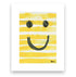 McSunshine Mini Yellow White Art Print - Modern decor wall art sets by Kerri Rosenthal