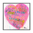 My Crush Pink word art print by Kerri Rosenthal - Unique artwork for living room wall decor