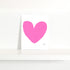 My Heart Pop Pink Mini Art Print - Modern decor wall art sets by Kerri Rosenthal