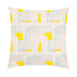 Yellow Tuk Tuk sunflower cute decorative throw pillows by Kerri Rosenthal