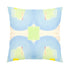 Colorful multi Seventeen decorative throw pillows by Kerri Rosenthal