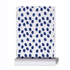 High quality white ground with indigo blue pops eco-friendly wallpaper by kerri rosenthal - designer wall paper