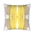 Sunshine yellow gemstone throw pillow - Kerri Rosenthal