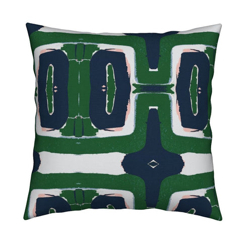 Robo Har Grass green cotton and oyster linen fabric - Kerri Rosenthal