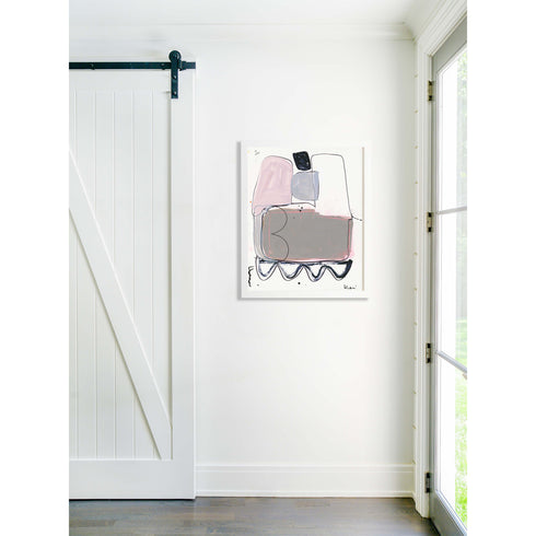 Sunday Morning colorful art print by Kerri Rosenthal - Unique artwork for living room wall decor