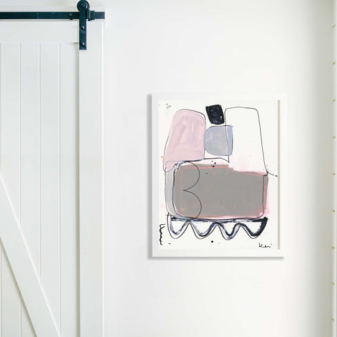 Sunday Morning colorful art print by Kerri Rosenthal - Unique artwork for living room wall decor