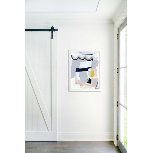 Sunday colorful art print by Kerri Rosenthal - Unique artwork for living room wall decor