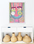 Tiki Franke colorful art print by Kerri Rosenthal - Unique artwork for living room wall decor