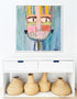 Tiki Tino colorful art print by Kerri Rosenthal - Unique artwork for living room wall decor
