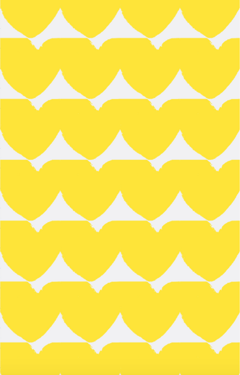 Love Always Sunshine yellow white cotton and oyster linen fabric - Kerri Rosenthal