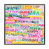 Word Of The Day colorful word art print by Kerri Rosenthal - Unique Artwork for living room wall decor