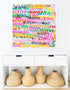 Word Of The Day colorful word art print by Kerri Rosenthal - Unique Artwork for living room wall decor