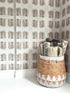 Modern High quality soft brown wanderlust eco friendly wallpaper by Kerri Rosenthal - designer wall paper